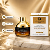 Wanli Butterfly Caviar Pores Cleanser Ice Crystals with gold bottle and white retail box