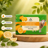 AA goat milk lemon soap for moisturizing and nourishing skin