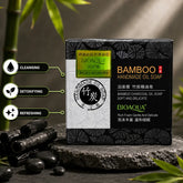BIOAQUA bamboo charcoal handmade oil soap for cleansing and detoxifying skin