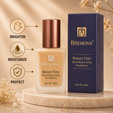 BSIMONE Beauty Time Smoothing Lasting Foundation 30ml bottle with dark blue packaging