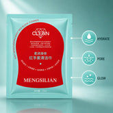 Mengsilian Red Glove Cleaner Face Mask with Hydrate, Pore and Glow Benefits