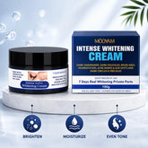 MOOYAM Intense Whitening Cream 100g jar with retail box for skin brightening, moisturizing, and even skin tone