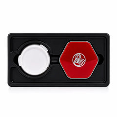 SADOER Perfect Pro-Cushion Cushion Foundation compact case with cushion applicator and mirror insert on a white background.
