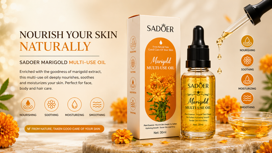 Marigold Multi-Use Oil: A Natural Skincare Essential for Soft, Healthy & Radiant Skin