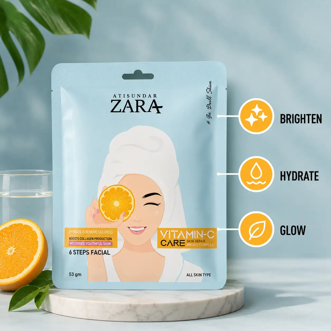 ATISUNDAR ZARA Vitamin-C Care 6 Steps Facial