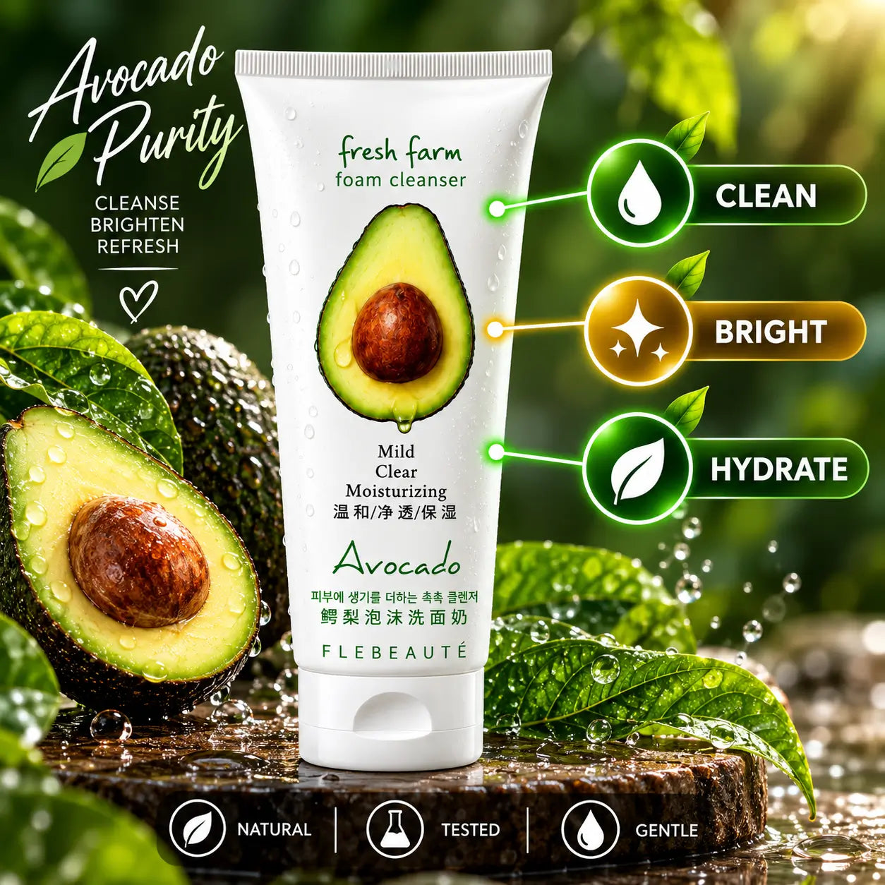 Avocado Foam Cleanser