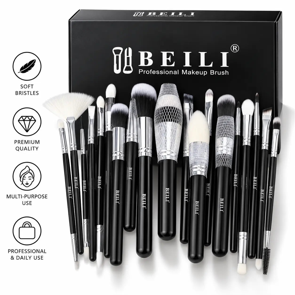 BEILI Makeup Brush Set