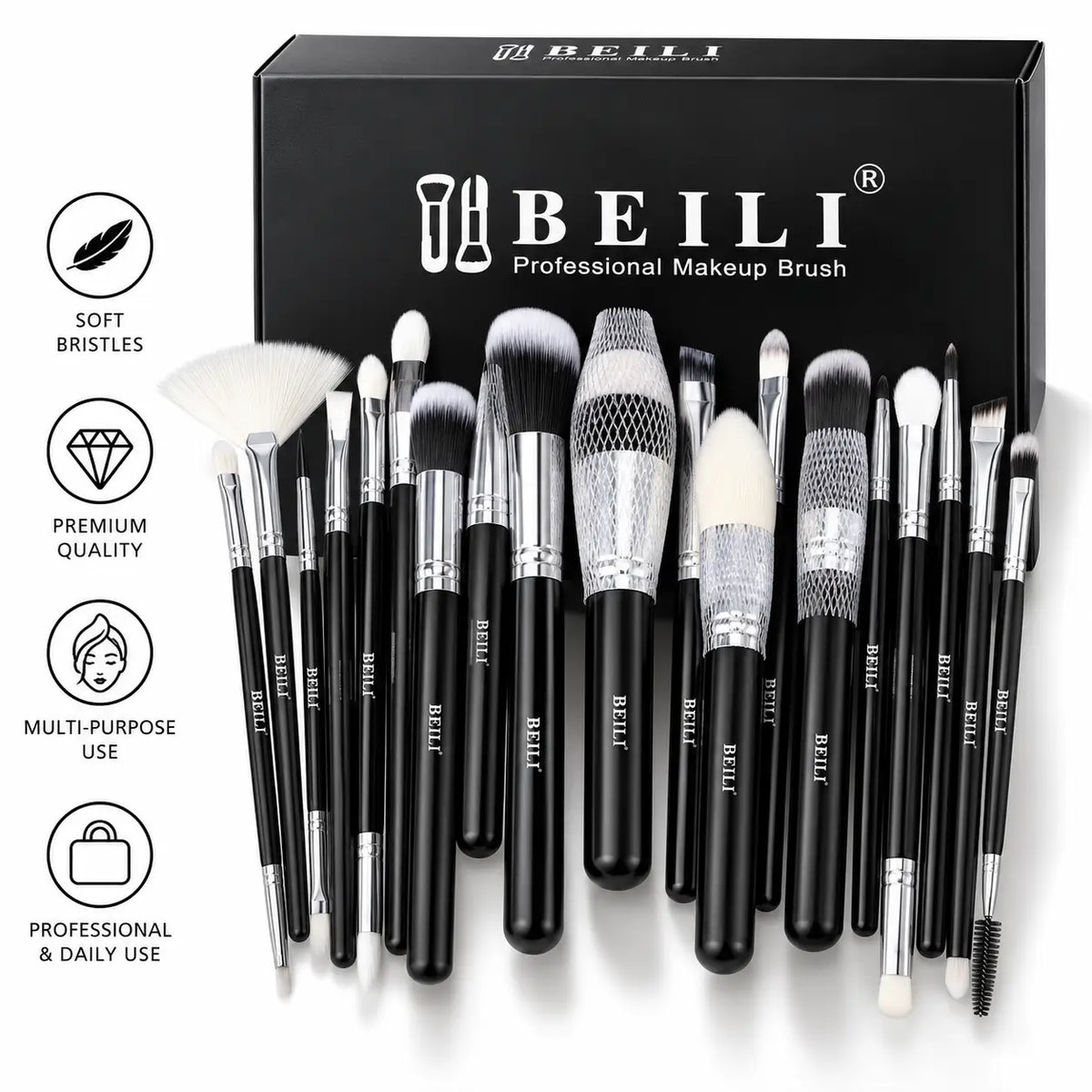 BEILI Makeup Brush Set