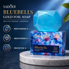 Bluebells Gold Foil Soap