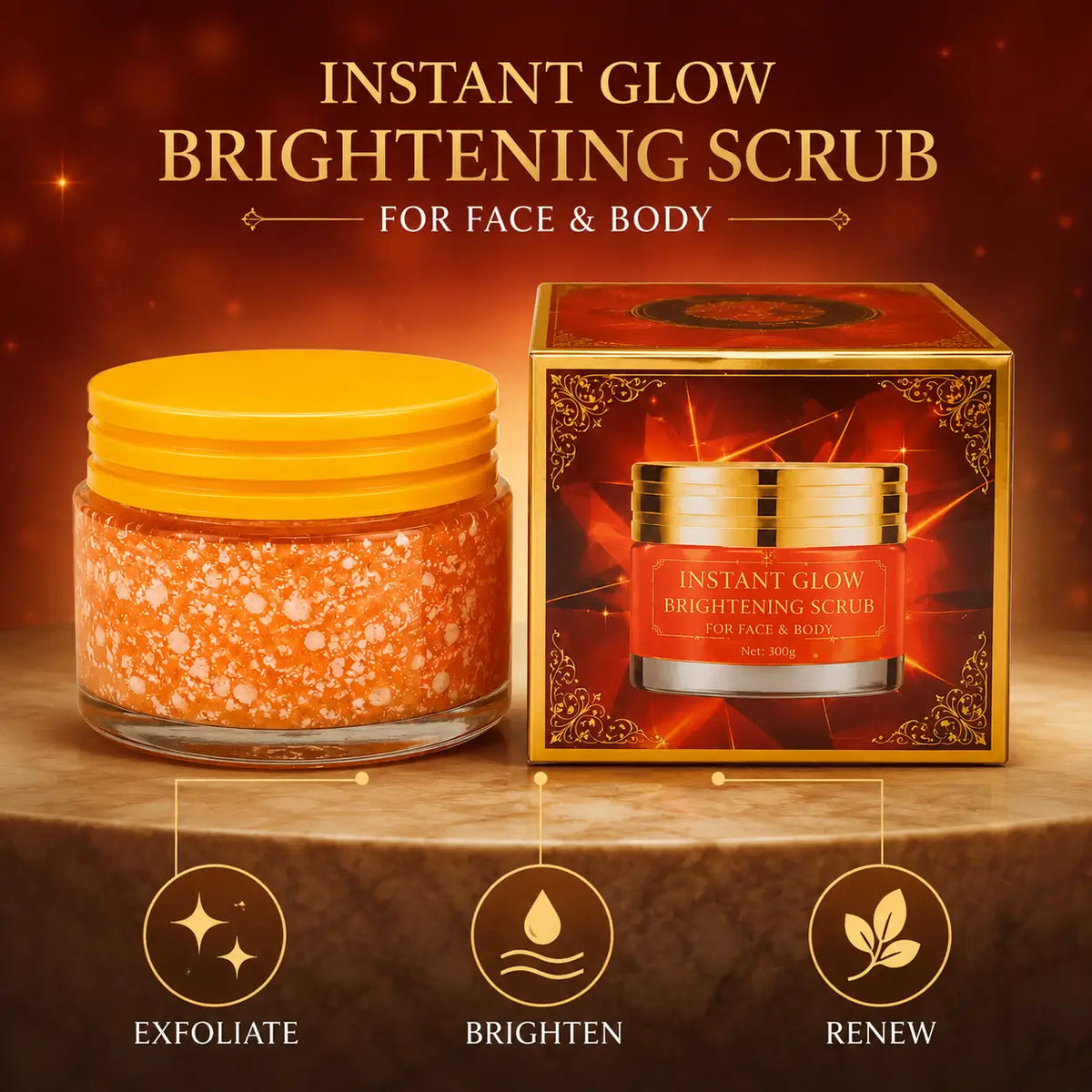 Brightening Scrub for Face & Body