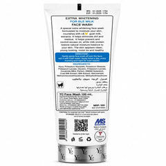 YC Double Milk Extra Whitening  Face Wash