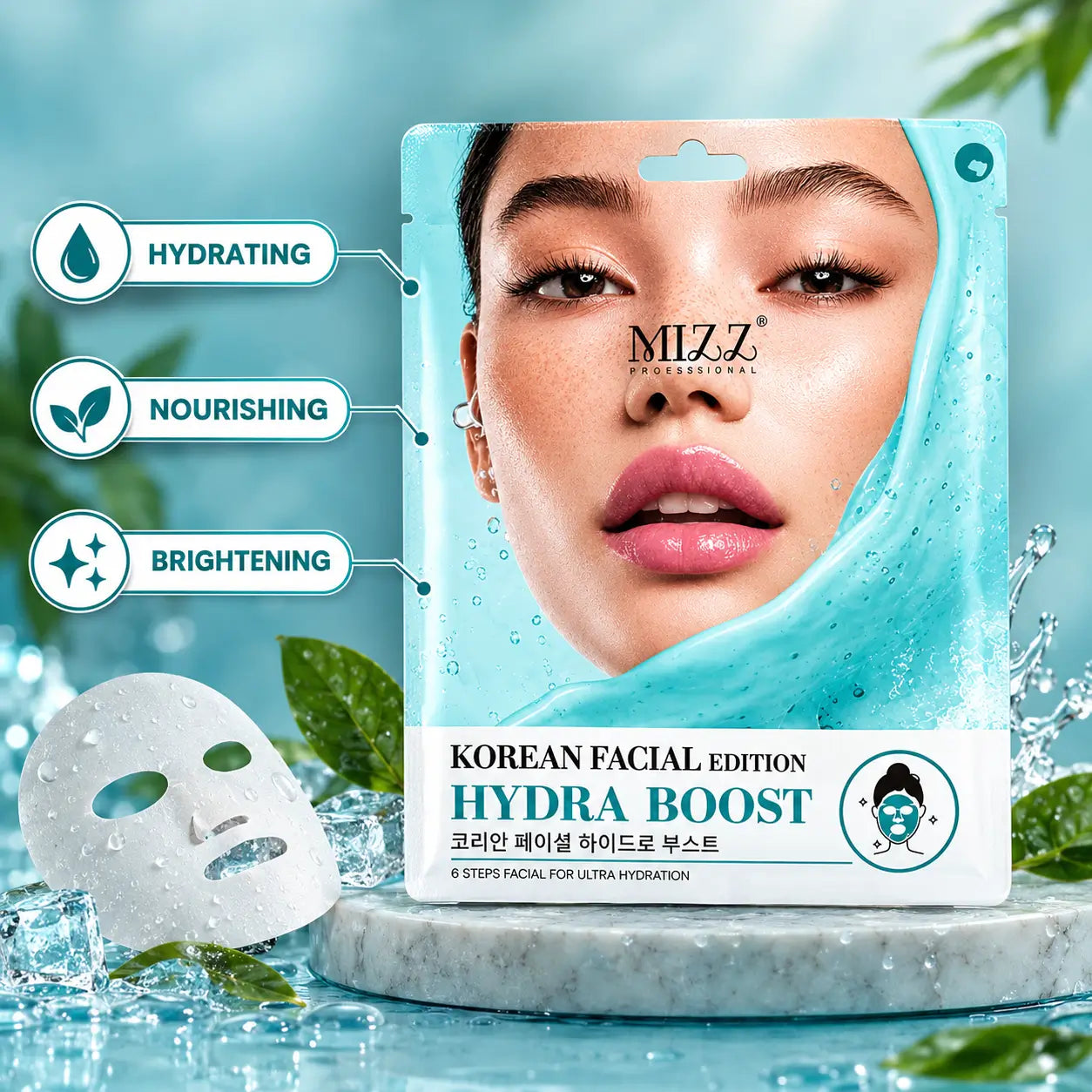 Hydra Boost 6-Step Korean Facial Kit