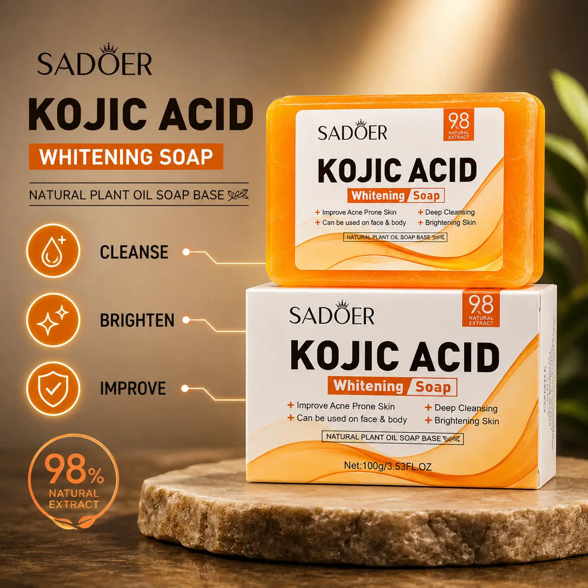 Kojic Acid Whitening Soap
