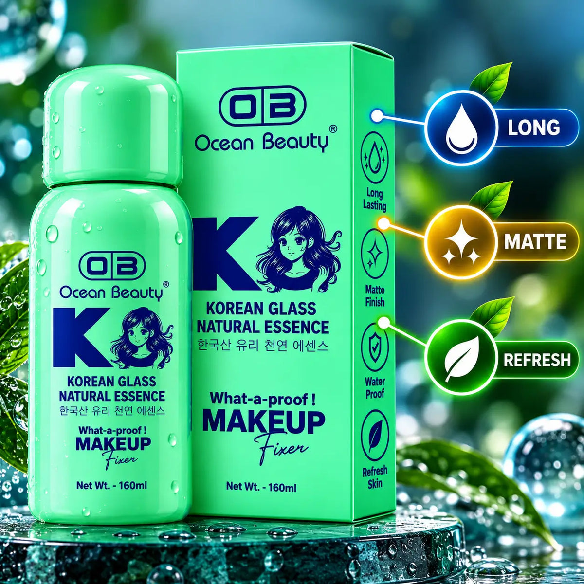 Korean Glass Makeup Fixer