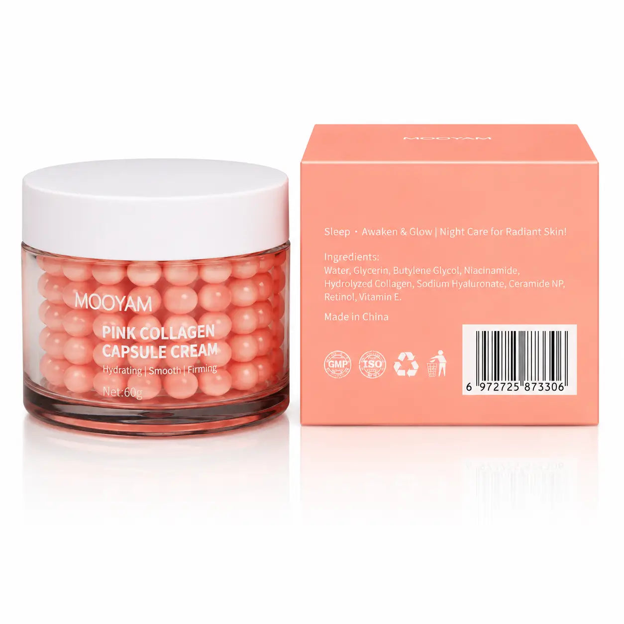 MOOYAM Pink Collagen Capsule Night Cream