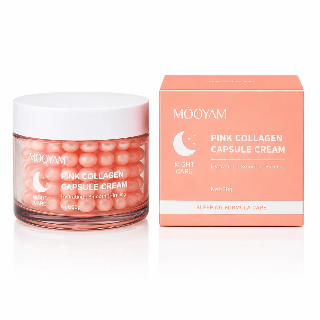 MOOYAM Pink Collagen Capsule Night Cream