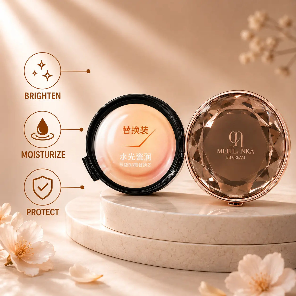 Medilanka BB Cream Cushion Foundation