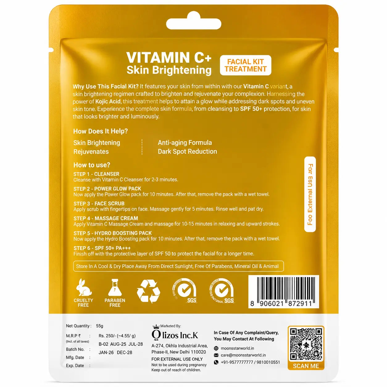 MoonStar Professional Vitamin C+ Facial Kit