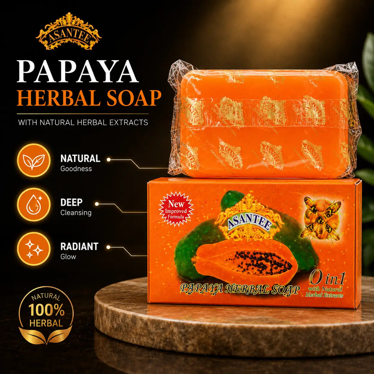 Papaya Herbal Soap