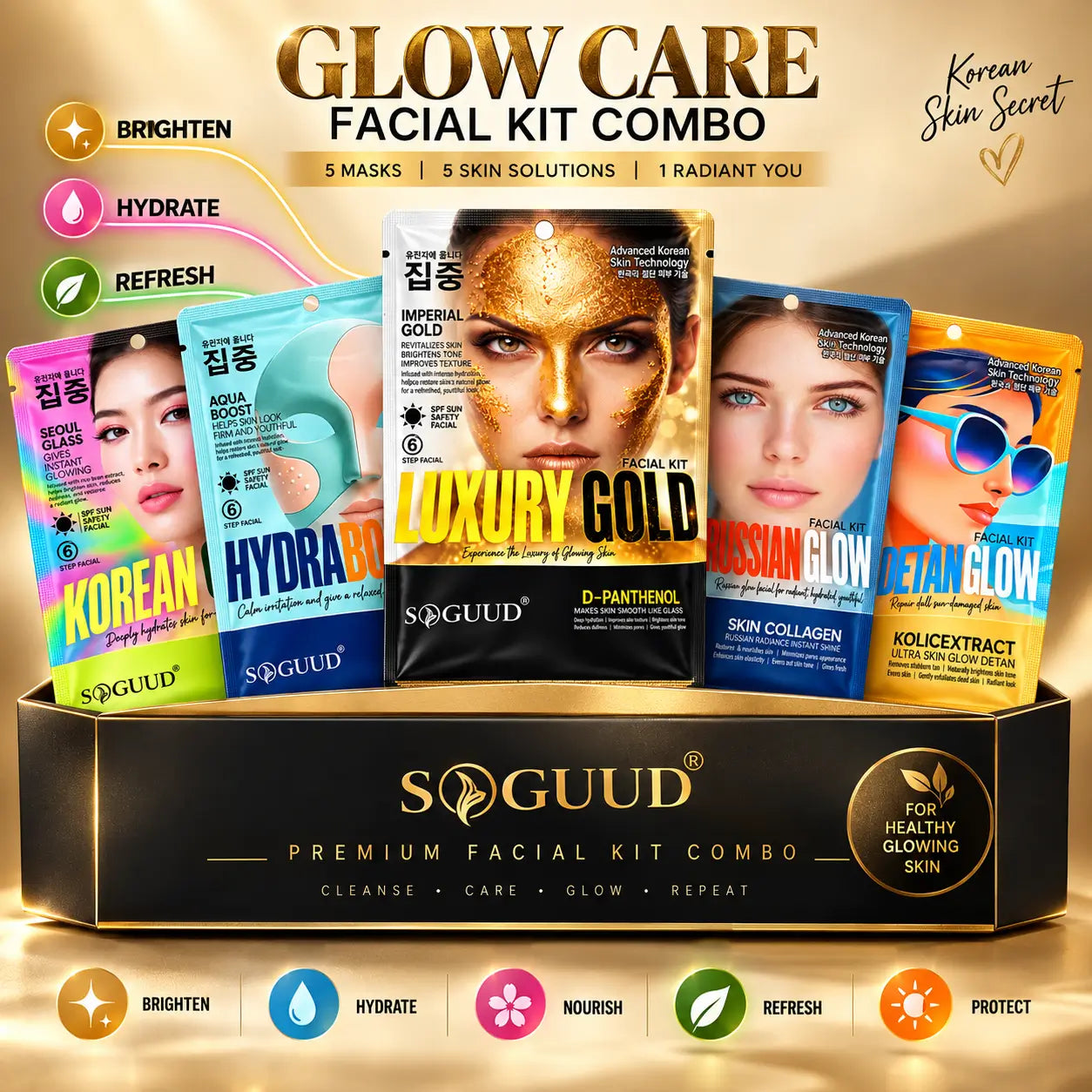 Premium Facial Kit Combo