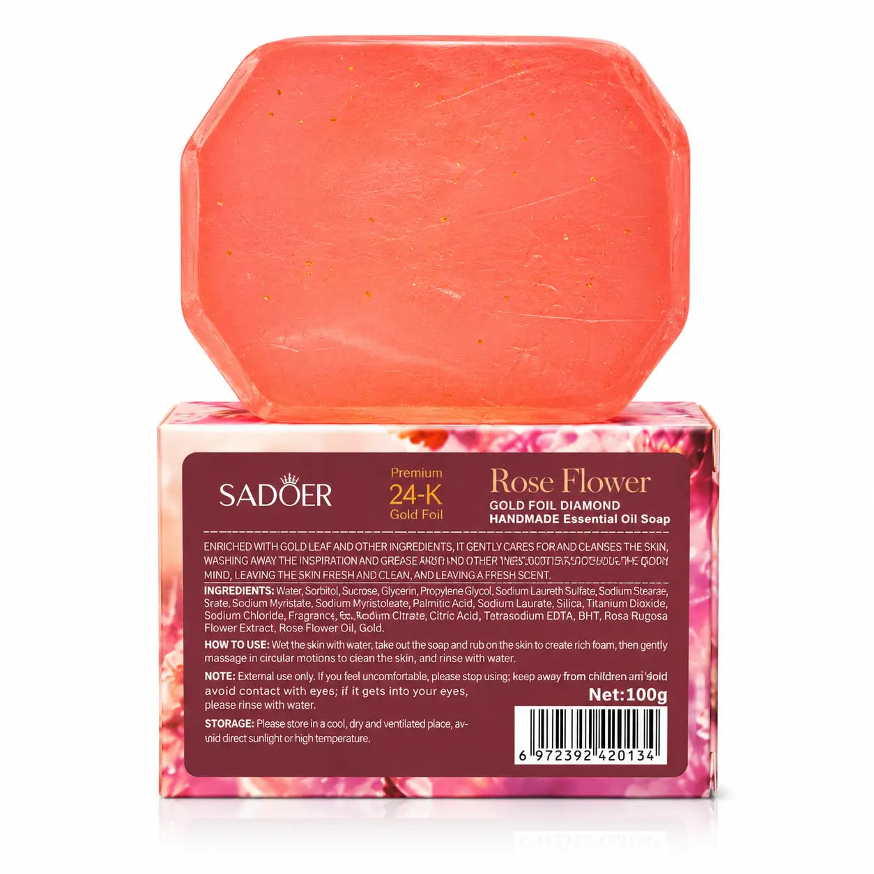 Rose Gold Foil Soap