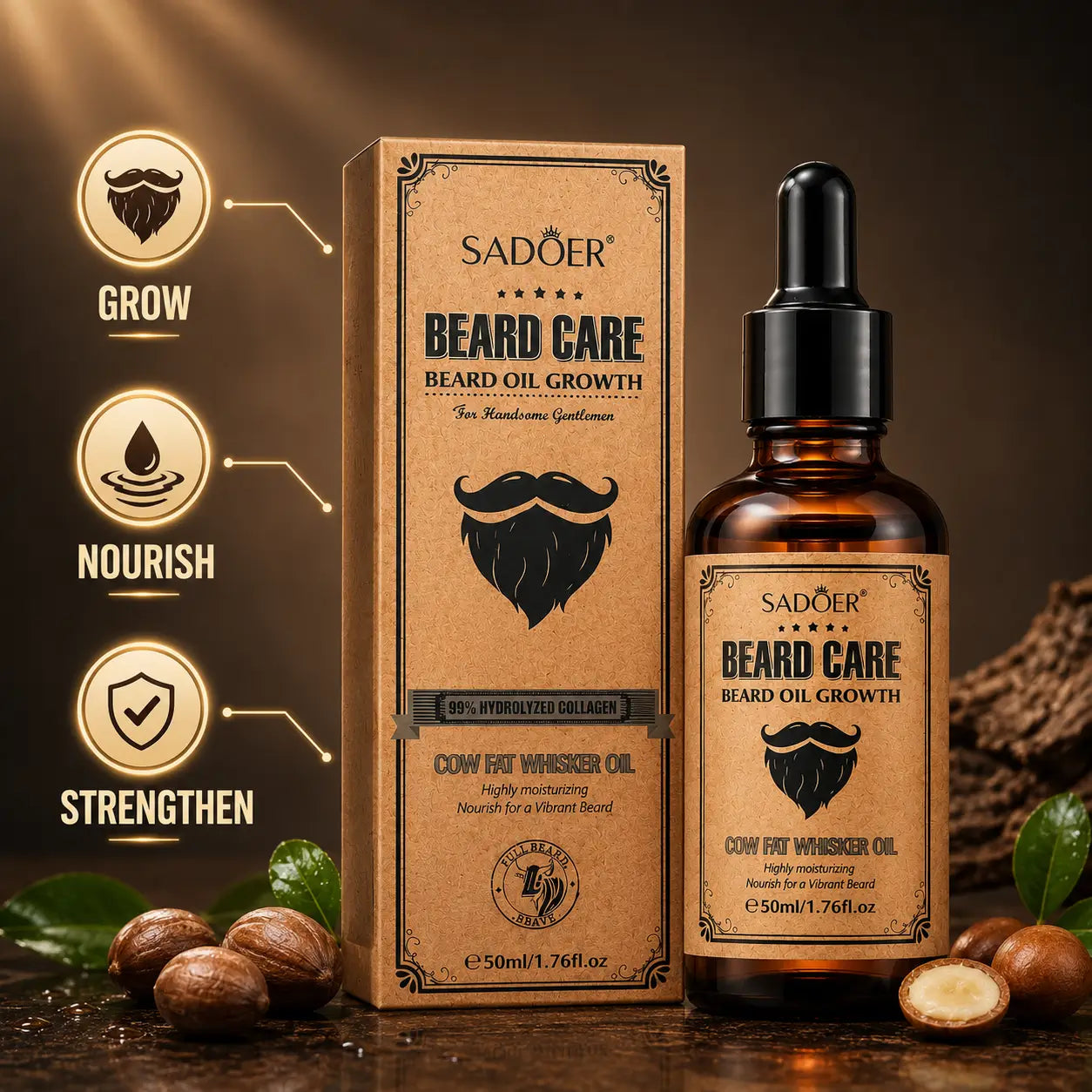 SADOER Beard Growth Oil