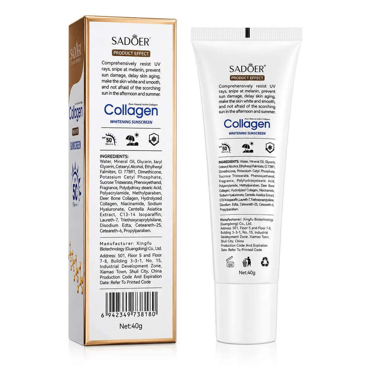 SADOER Collagen Sunscreen SPF 50+