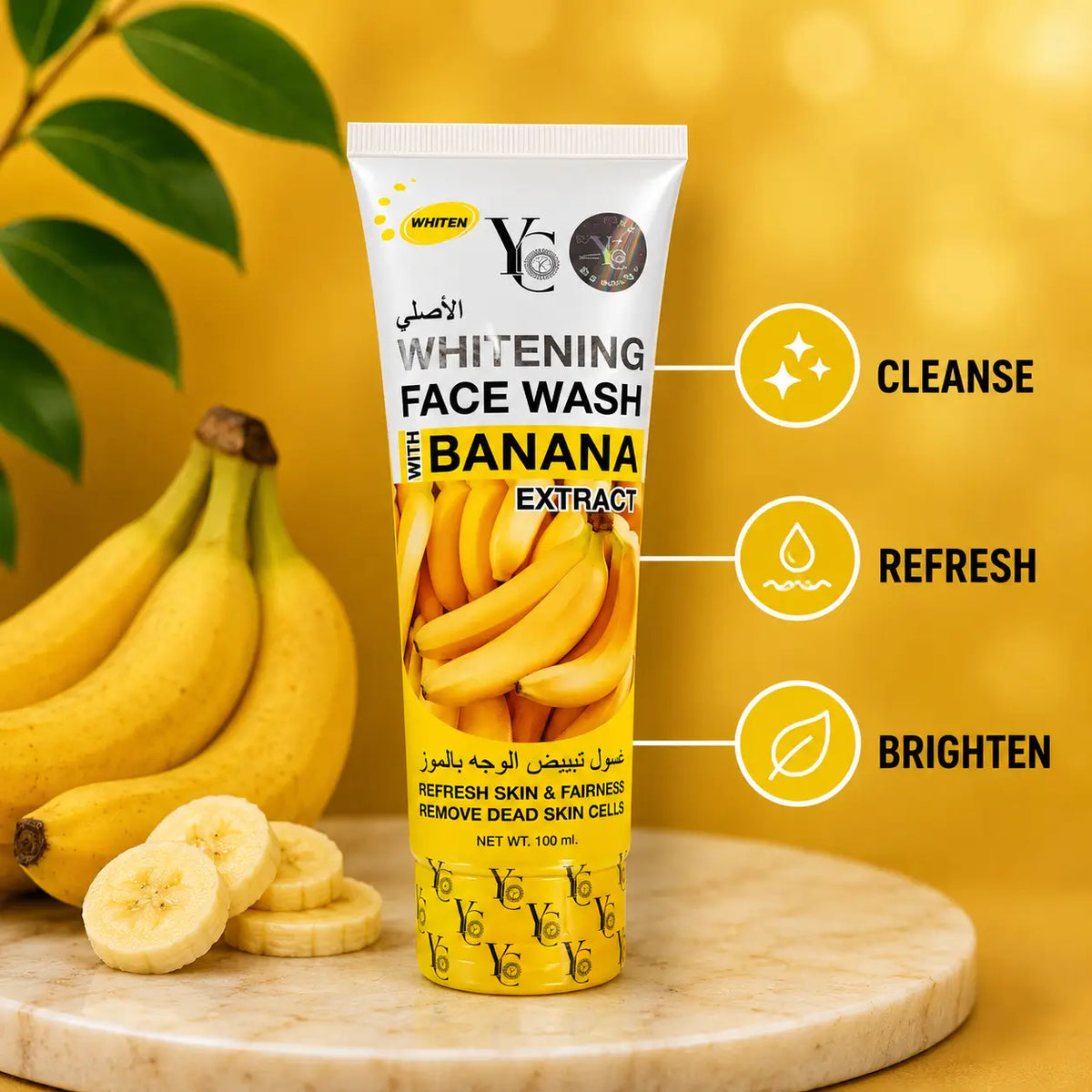 YC Banana Extract Whitening Face Wash