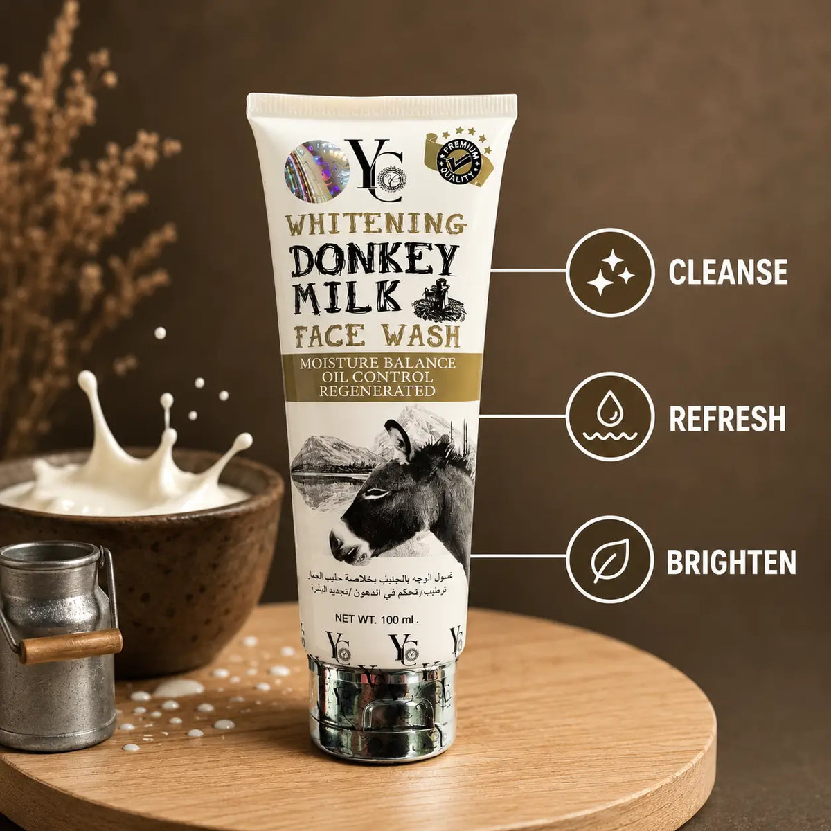 YC Donkey Milk Whitening Face Wash