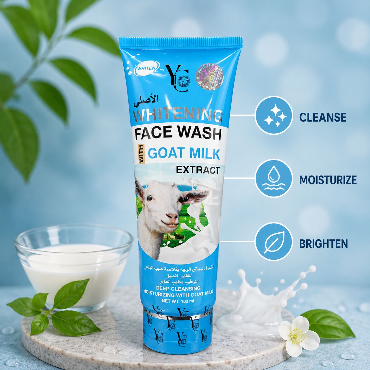 YC Goat Milk Whitening Face Wash