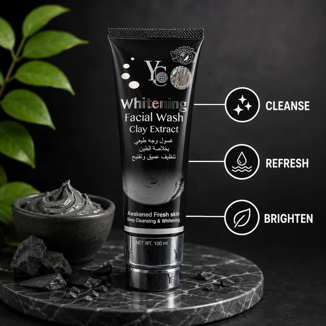 YC Whitening Clay Facial Wash