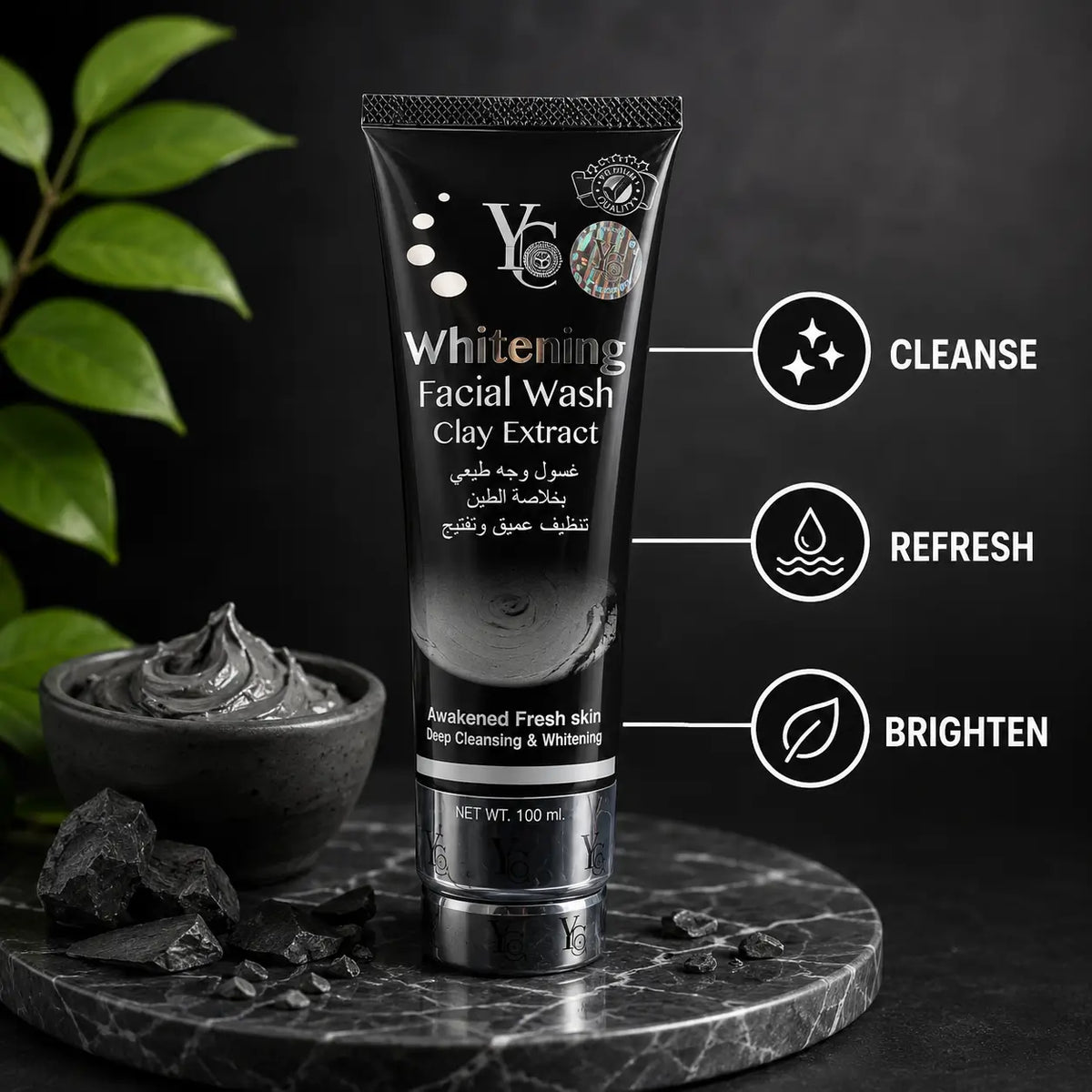 YC Whitening Clay Facial Wash