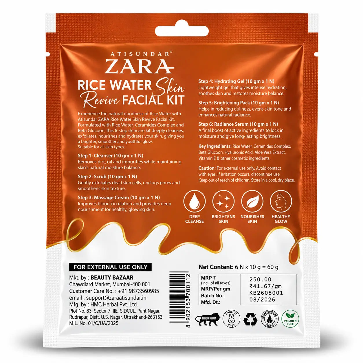 ZARA Rice Water Facial Kit