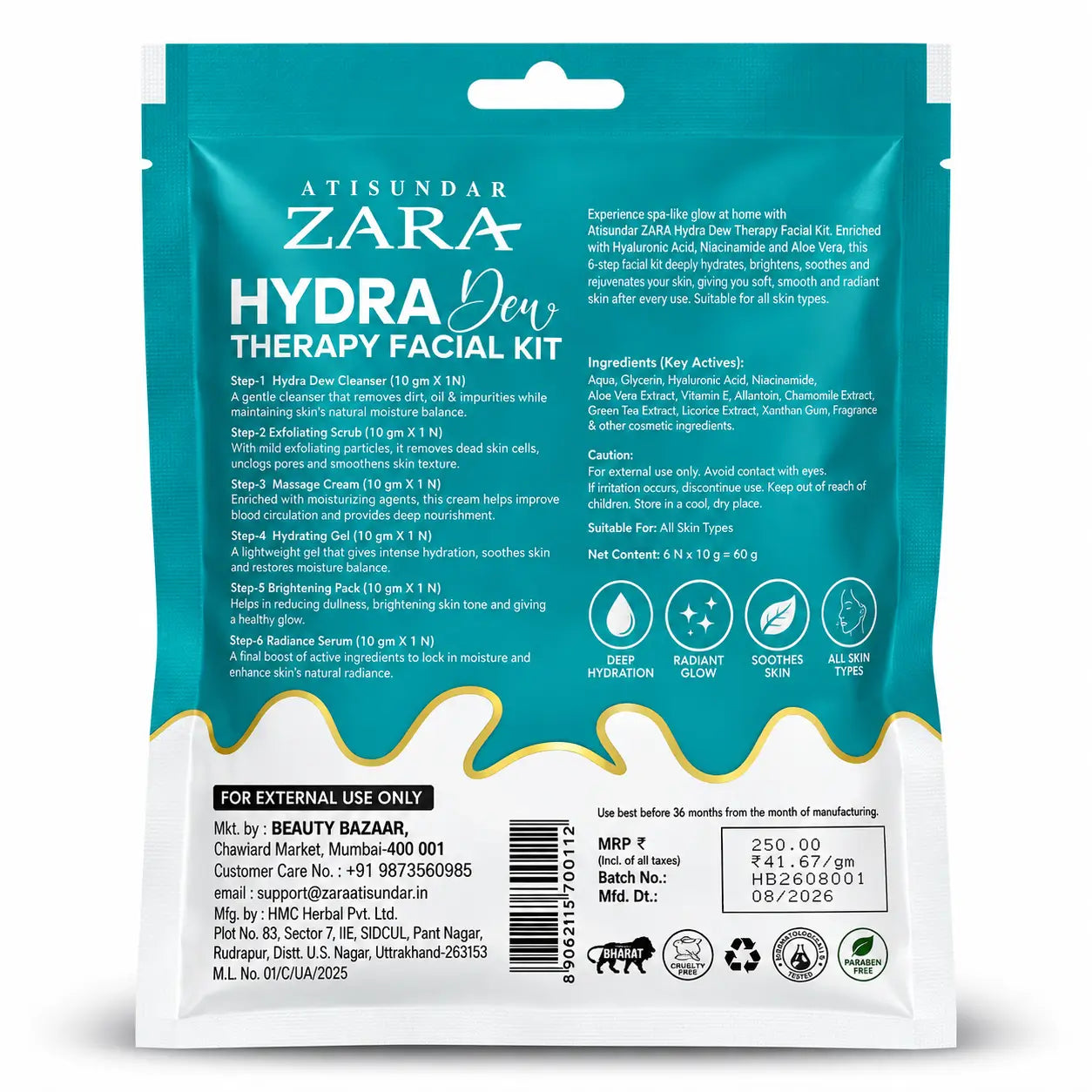 ZARA Therapy Facial Kit