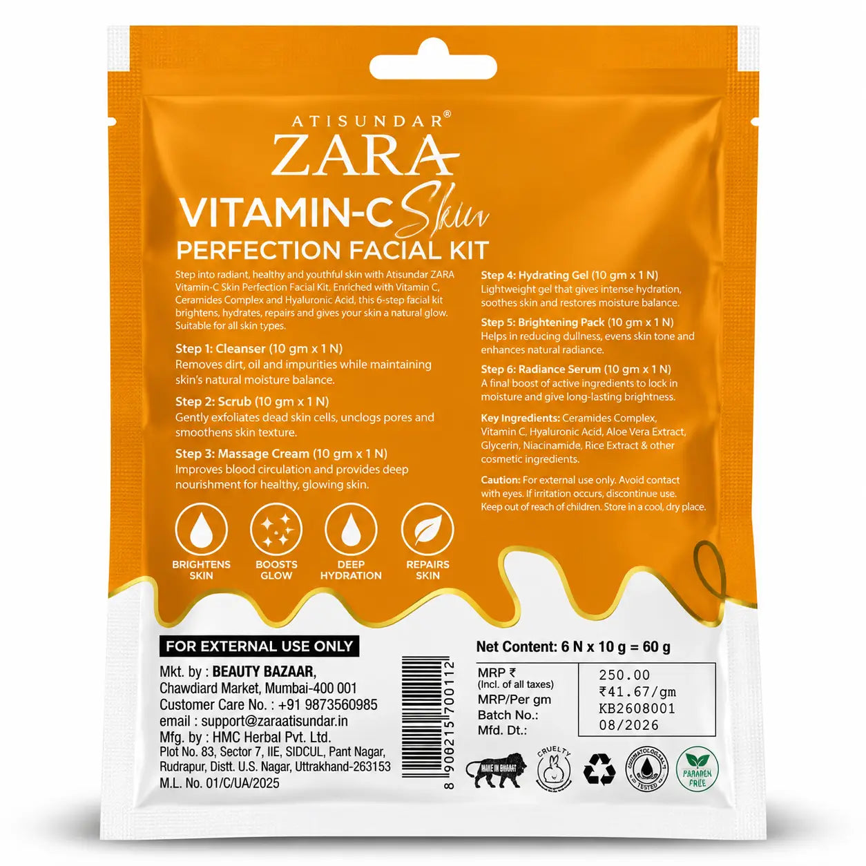 ZARA Vitamin-C Facial Kit