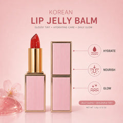 Korean Lip Jelly Balm with Glossy Tint for Hydrated, Nourished & Naturally Glowing Lips