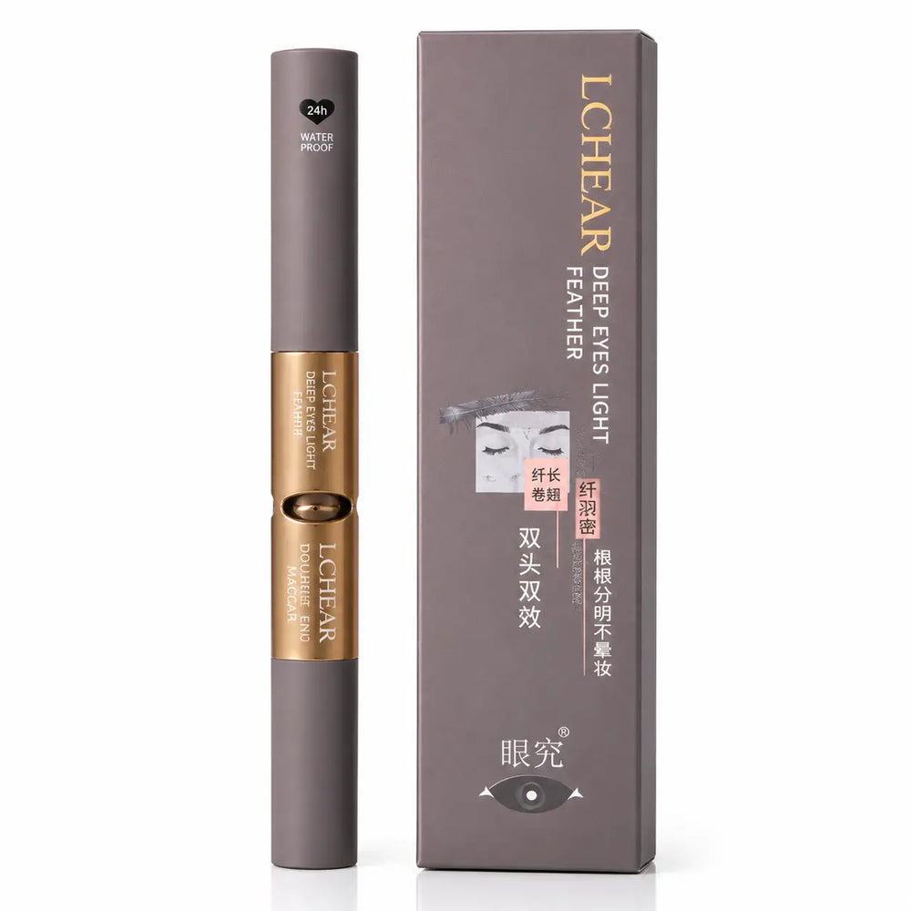 L'CHEAR Deep Eyes Light Feather dual-ended eye makeup pencil with matching box