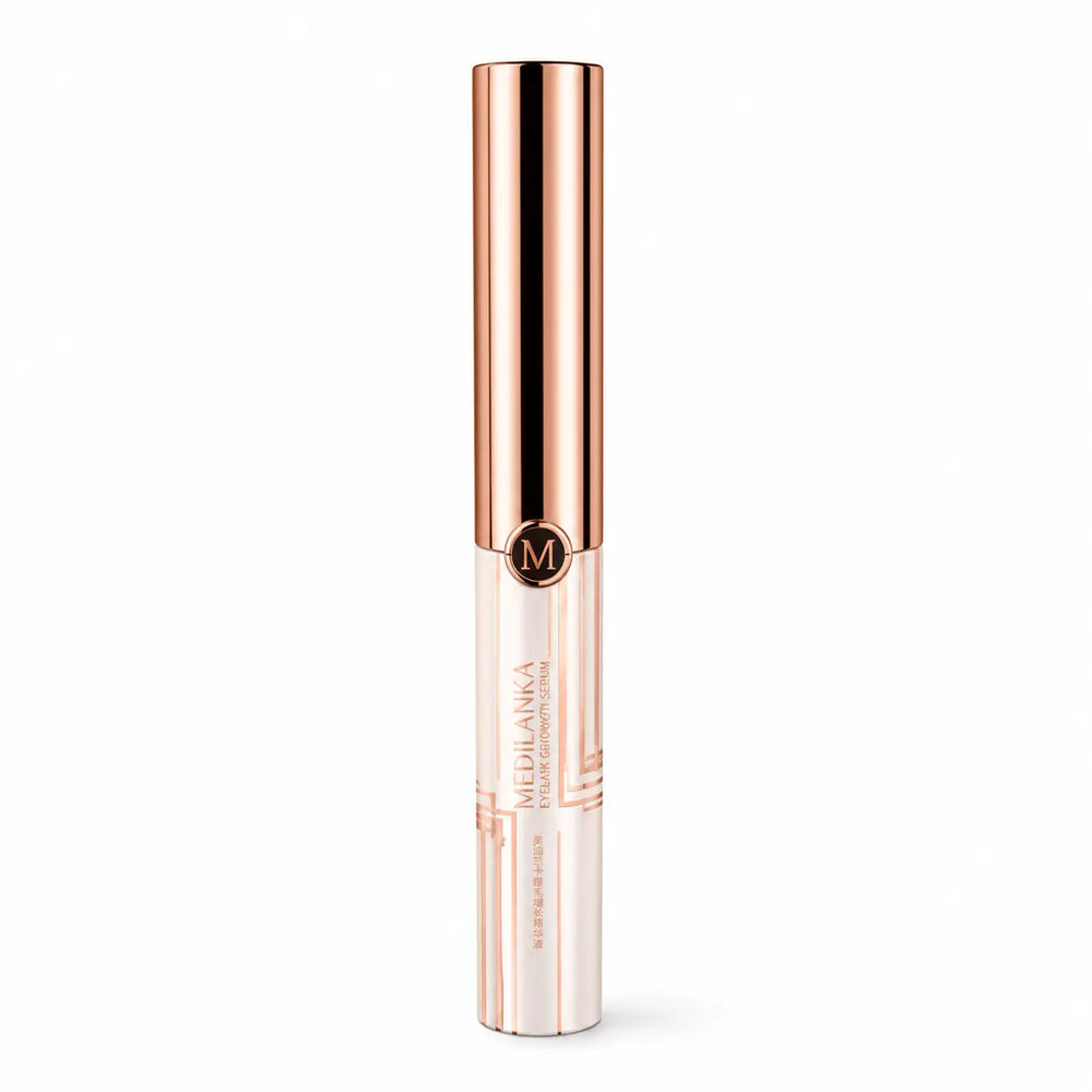 Medilanka Volume Maxima mascara in sleek rose gold tube