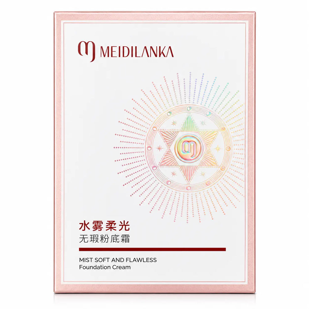 Meidilanika Mist Soft Foundation Front Packaging