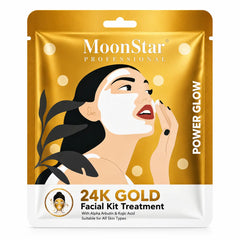 MoonStar 24K Gold Facial Kit Front Packaging