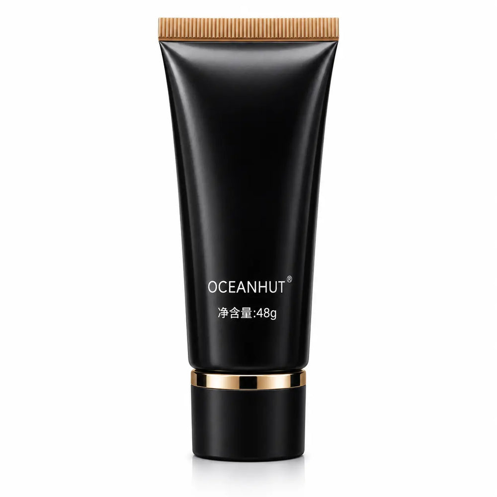Front view of OCEANHUT Whitening Isolating Foundation 48g tube for brightening, hydrating, protecting skin, and creating a smooth, long-lasting makeup base.