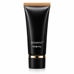 Front view of OCEANHUT Whitening Isolating Foundation 48g tube for brightening, hydrating, protecting skin, and creating a smooth, long-lasting makeup base.