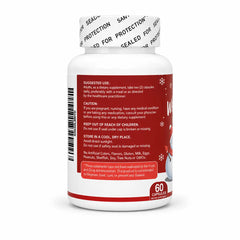 Skin whitening capsules bottle showing supplement ingredients and usage information