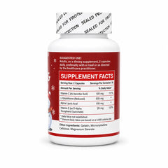 Skin whitening capsules supplement facts and usage information