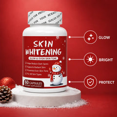 Skin whitening capsules for glowing and even skin tone