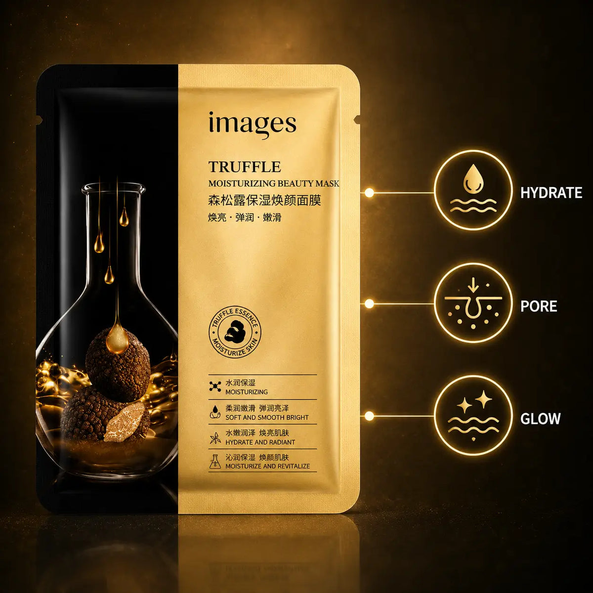 Truffle Moisturizing Beauty Mask with Hydrate, Pore and Glow Benefits