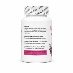 Whitening Skin 1500mg glutathione complex capsules bottle with product information