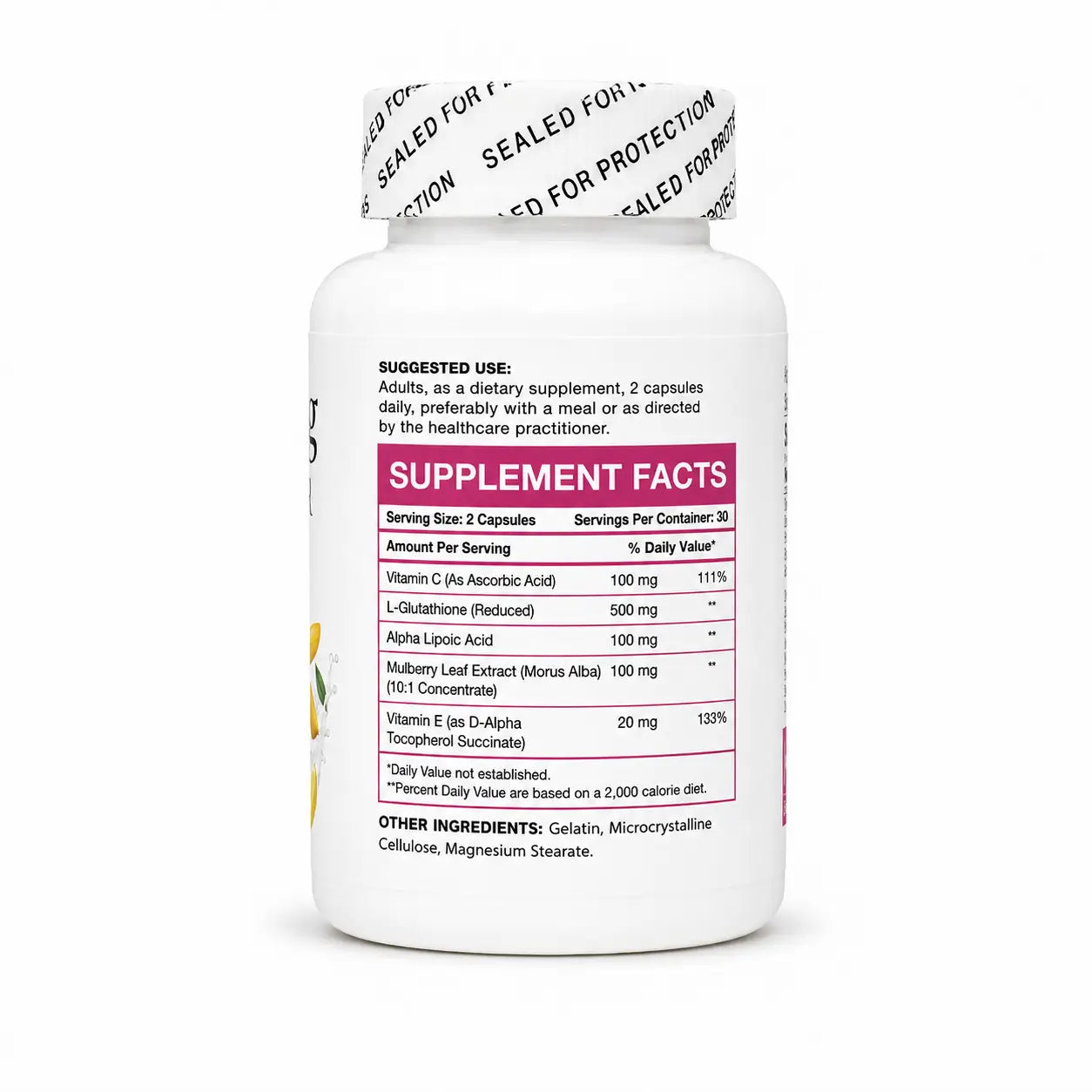 Whitening Skin 1500mg glutathione complex capsules supplement